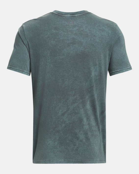 Men's UA Elevated Core Wash Short Sleeve in Gray image number 5